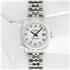 Image 3 : Rolex Ladies Stainless Steel White Diamond Quickset Datejust Wristwatch With Rol