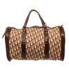 Christian Dior Brown Vintage Canvas Duffle Bag