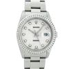 Rolex Mens Stainless Steel Original Jubilee Diamond Dial Oyster Band Datejust Wr