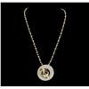 The Legend of the Dragon 18KT Gold 8.50 ctw Diamond Pendant With Chain