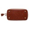 Image 4 : Louis Vuitton Brown Canvas Leather Lockit MM Satchel Bag