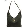 Image 1 : Hermes Black Leather Hobo Bag