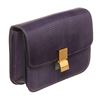 Image 2 : Celine Purple Lizard Skin Leather Medium Box Shoulder Bag