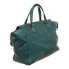 Image 3 : Gucci Green Leather 1973 Interlocking Shoulder Bag