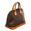 Image 3 : Louis Vuitton Brown Alma MM Satchel Bag