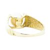 Image 3 : 7mm Cultured Pearl Ring - 14KT Yellow Gold