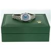 Image 5 : Rolex Ladies Stainless Steel 26MM Blue String Diamond Lugs Datejust Wristwatch W