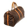 Image 2 : Louis Vuitton Brown Monogram Keepall 45cm Travel Bag