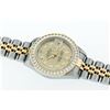 Image 5 : Rolex Ladies 2 Tone 18K Champagne Diamond Datejust Wristwatch With Rolex Box