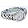 Image 3 : Rolex Ladies Stainless Steel Silver Roman 26MM Oyster Perpetual Datejust Wristwa