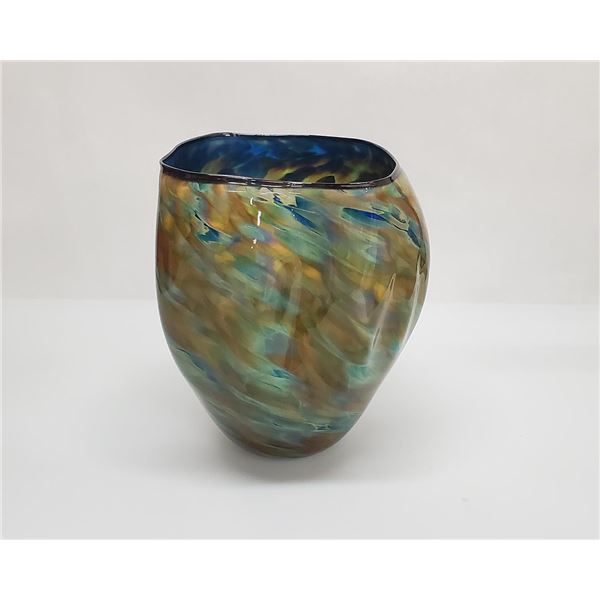 Impressionist Amorphic Vase by Seattle Glassblowing Studio