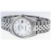 Image 6 : Rolex Mens Stainless Steel Mother Of Pearl Diamond Lugs 36MM Datejust Wristwatch