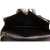 Image 6 : Hermes Black Leather Vintage Courchevel Jet Clutch Bag
