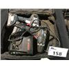 Image 2 : BOSCH DRILL SET INCLUDING CORDLESS DRILL, CORDLESS 1/4" IMPACT DRIVER, 2 BATTERIES, CHARGER AND