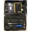 Image 2 : 3 ASSORTED HATCHETS, PORTABLE HAND SAW, HEAVY DUTY 1" RATCHET WRENCH, MASTERCRAFT SOCKET SET, 8 CANS