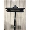 Image 2 : PARAMOUNT LIP-15-TGG-SP-SB-BK BLACK STAINLESS STEEL ELECTRIC TELESCOPIC INFRARED PATIO HEATER