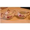 Image 1 : Roses and Violets Creamer and Sugar Bowl with #2359844