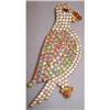 Image 1 : Rhinestone Parrot Pin/Brooch - MegaSPARKLE!! #2359927