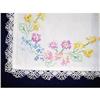 Image 1 : ANTIQUE TABLE RUNNER - EMBROIDERY & LACE #2360005