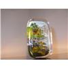 Image 1 : Scenery Hand painted on Glass Paperweight ! #2360089