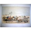 Image 1 : Vinage British Hunting Print - 1863 - Uncarting#2360157
