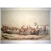 Image 1 : Vinage British Hunting Print - 1863 - A welcome#2360160