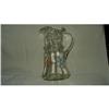 Image 1 : Unusual Handpainted Vintage Blown Glass Pitcher#2360297