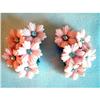 Image 1 : Art Deco Celluloid & Rhinestone Earrings #2360377