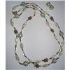 Image 1 : Exotic Lucite Bead Necklace & Earrings Demi #2360410