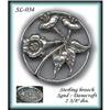 Image 1 : VINTAGE DANECRAFT STERLING BROOCH #2360547