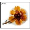 Image 1 : CZECH 1920 VENETIAN GLASS FLORAL  PIN #2360548