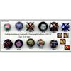 Image 1 : 7 ANTIQUE PAPERWEIGHT BUTTONS c1900 ABT13-23B #2360560