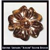 Image 1 : VINTAGE SGND JORDAN STERLING FLORAL BROOCH#2360563