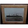 Image 1 : Antique photograph in vellum frame of the USS #2379613