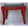 Image 1 : Gracefully Curved Antq Art Deco Walnut Bench St#2379897