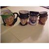 Image 1 : Set of 4 Royal Doulton 2" Toby Mugs!! #2379925