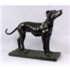 BRONZE RESIN DOG STATUE FIGURE / NEW #2379942