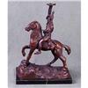 Image 1 : NEW INDIAN CHIEF SCALP HORSE STATUE  #2379944