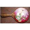 Image 1 : VANITY Mirror VIOLETS Hand PAINTED -Antique- #2380101
