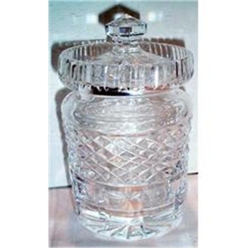 Signed Waterford Crystal Covered Jam Jar 2380130