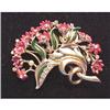 Ralph DeRosa floral spray fur clip #2380214