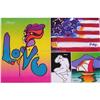 Image 1 : RARE! PETER MAX OUT OF PRINT! LOVE EXIBITION #2380249