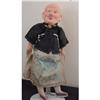 Doll 13" Oreintal Chinese Man Papier Mache #2380349