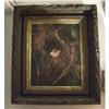 Vintage Oil Painting of Nest - signed Huguet #2380443