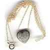 10k gold Diamond Heart Slide Necklace  #2380463