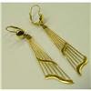 pr. 14kt Gold Rays Of Light Earrings 14k Golden#2380505