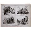 Image 1 : "A Prospecting Party" Illustrated Gold Rush Letter Sheet, Baird 209 [142889]
