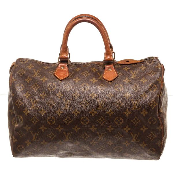 Louis Vuitton Brown Speedy 35cm Satchel Bag