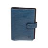 Image 1 : Louis Vuitton Blue Epi Leather Agenda PM Wallet