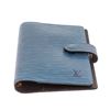 Image 4 : Louis Vuitton Blue Epi Leather Agenda PM Wallet